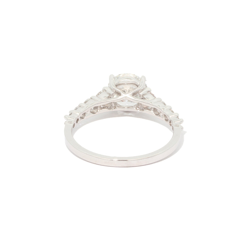 1 Carat Diamond Ring in White Gold