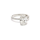 2 Carat Oval Lab-Grown Engagement Ring