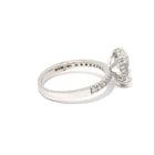 2 Carat Oval Lab-Grown Engagement Ring Right