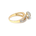 2 Carat Round Diamond Engagement Ring Side