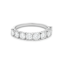 Half Eternity Band in Diamonds and White Gold