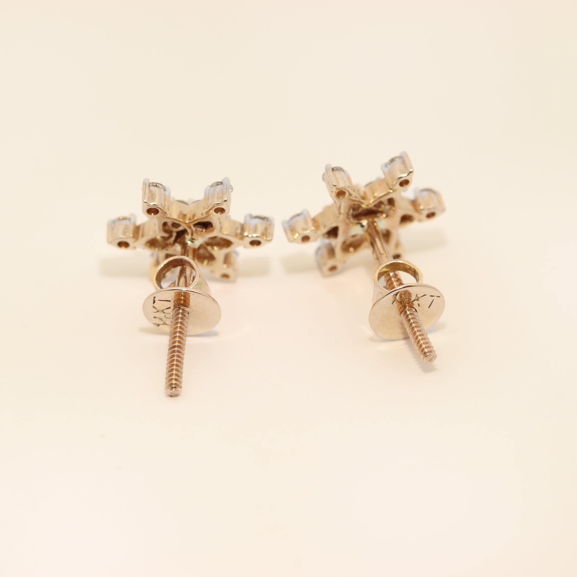 Snowflake Diamond Studs