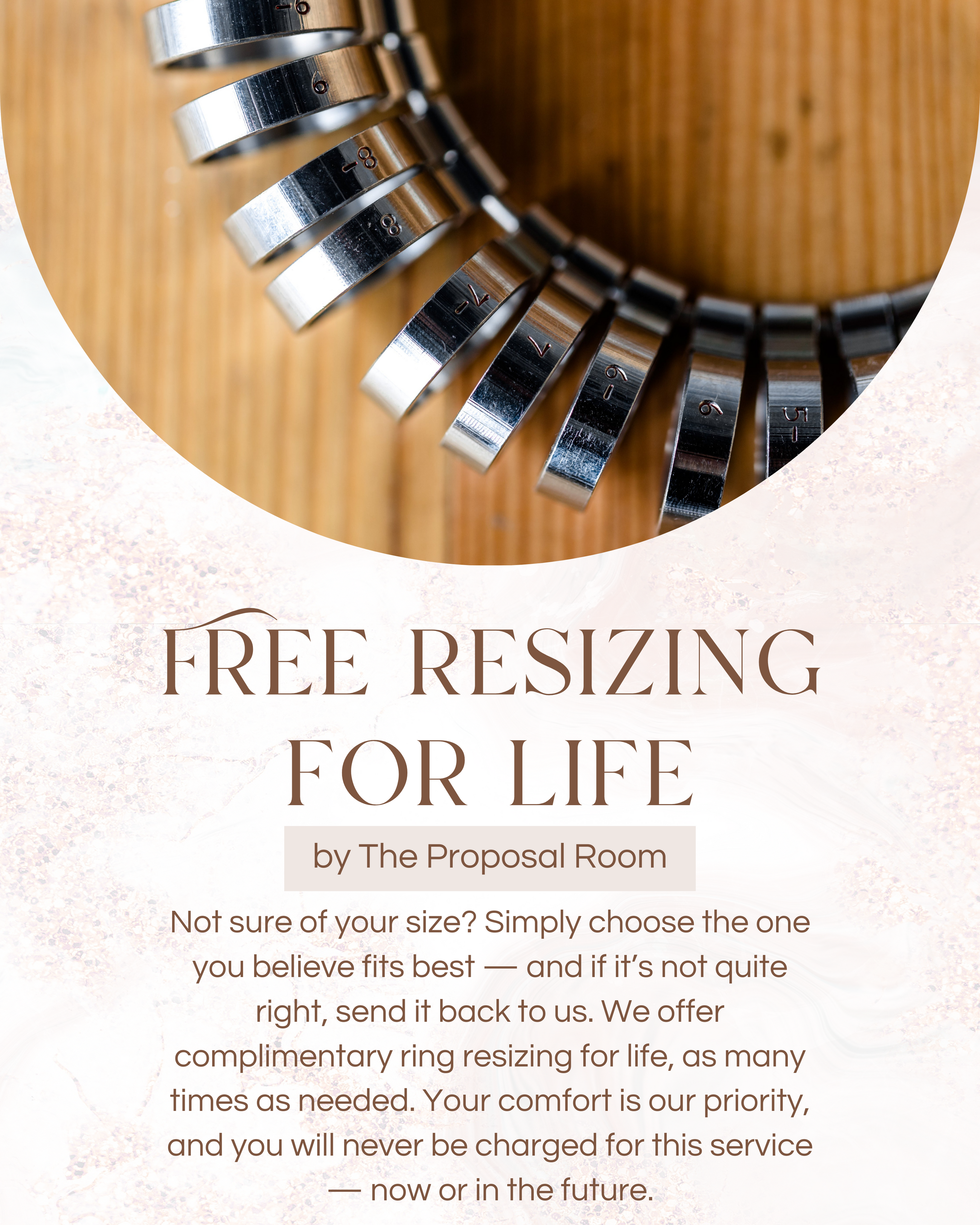 Diamond Ring Free Resizing