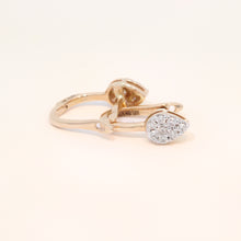 Diamond Huggies in Yellow Gold