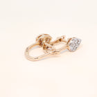Diamond Huggies in Yellow Gold