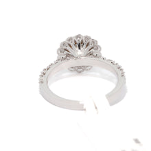 1 Carat Round Diamond Ring in Floral Design