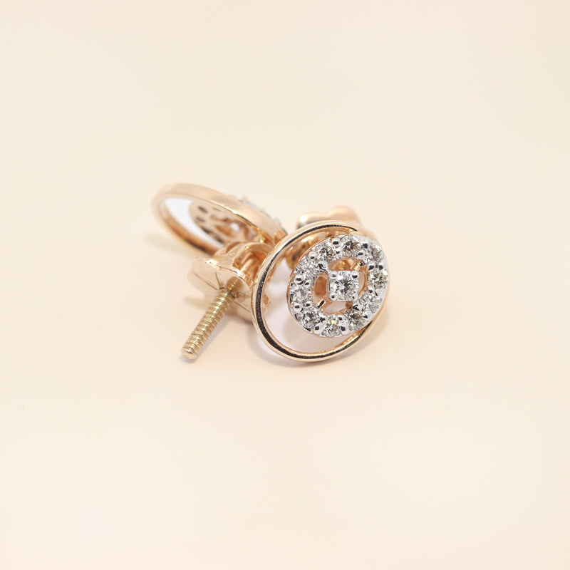 Floating Halo Diamond Studs