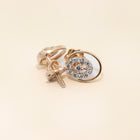 Floating Halo Diamond Studs
