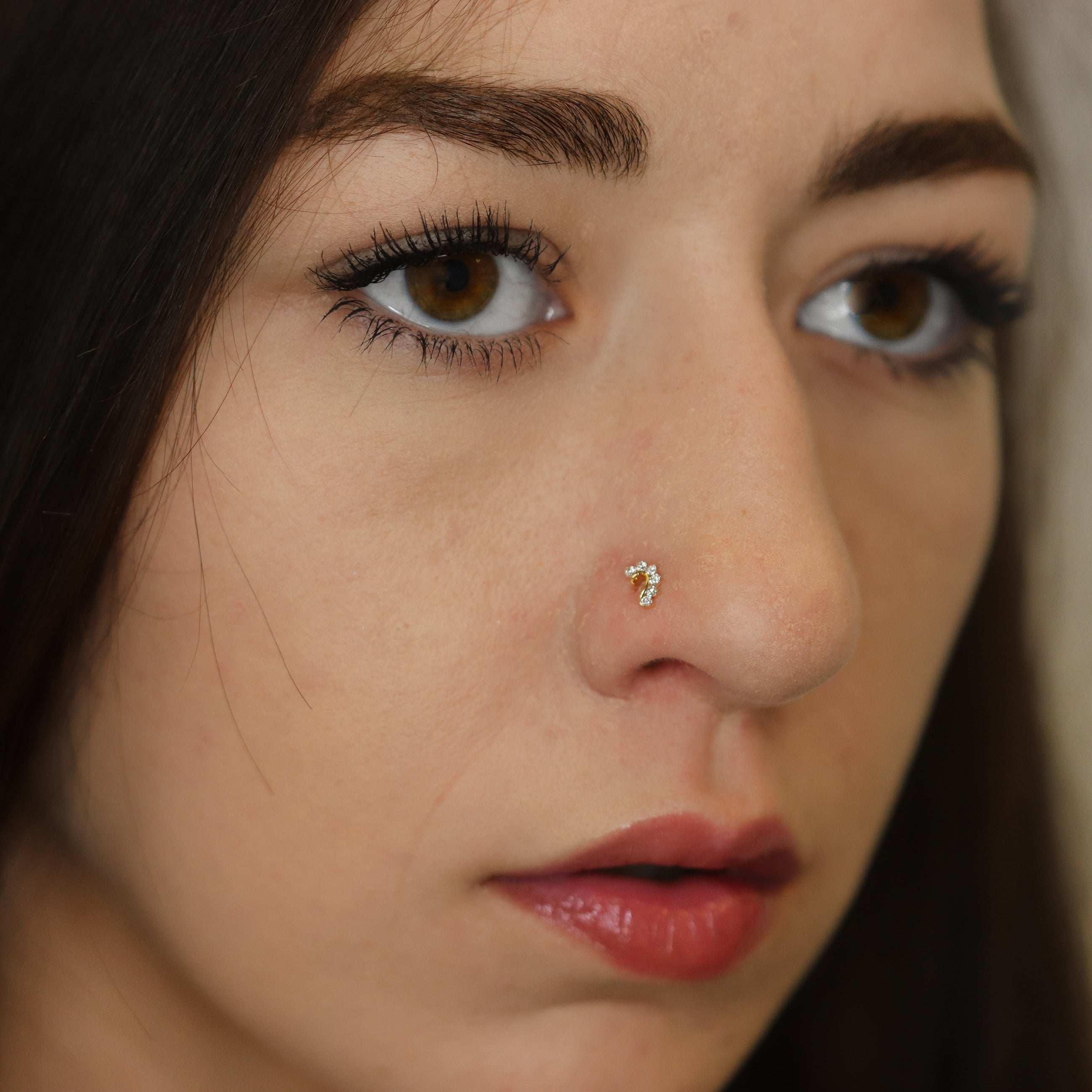 Diamond Nose Pin (18K)