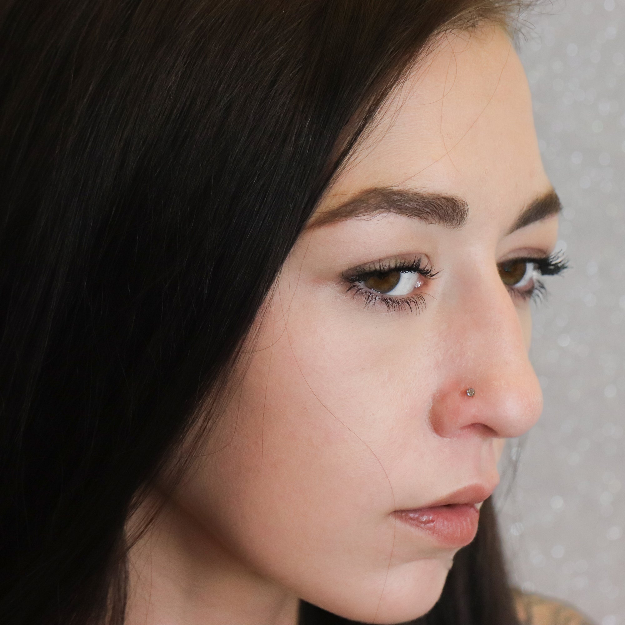 Diamond Nose Stud (18K)