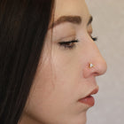 Cloverleaf Nose Pin with Diamonds (18K)