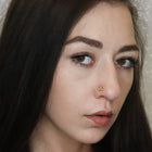Cloverleaf Nose Pin with 4 Diamonds (18K)