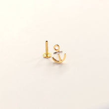 Anchor Nose Pin (18K)