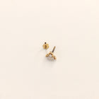 Cloverleaf Diamond Nose Pin (18K)