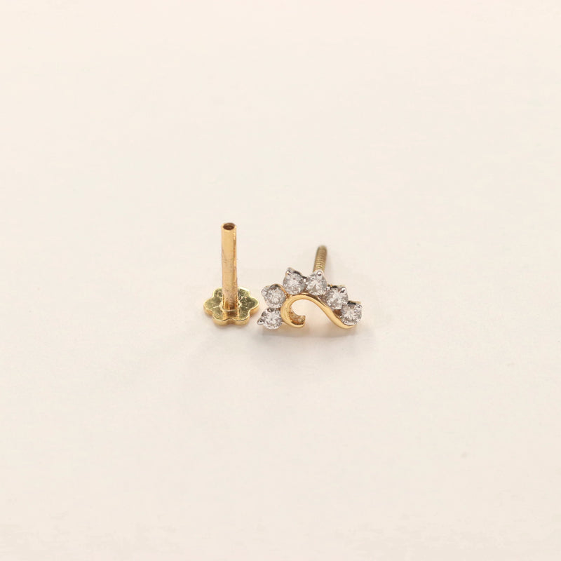 Diamond Nose Pin (18K)