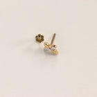 Crucifix Gold Nose Pin (18K)