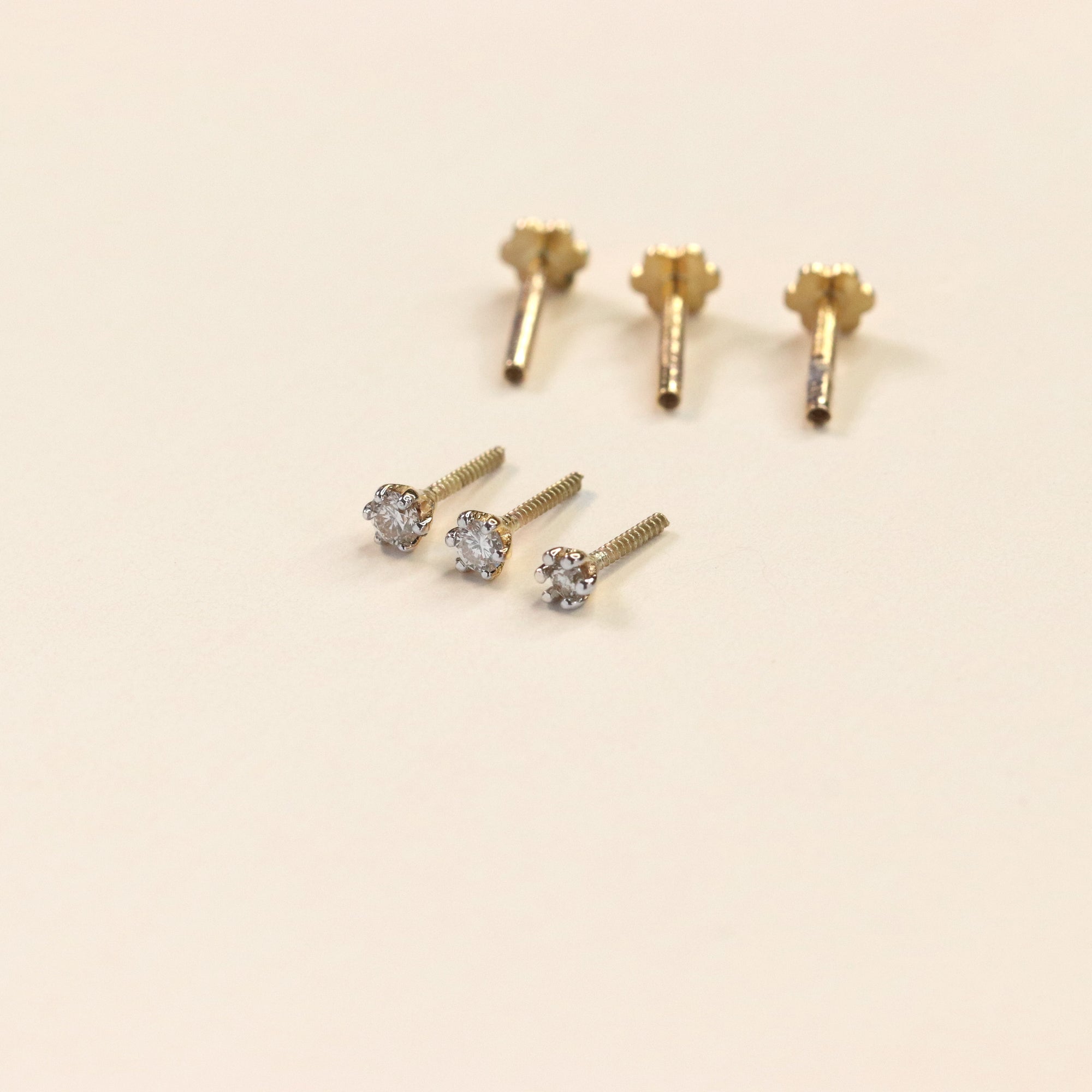Diamond Nose Stud (18K)