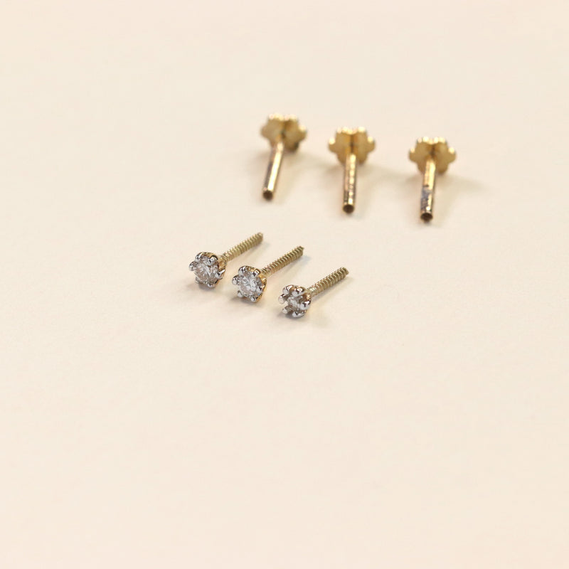 Diamond Nose Stud (18K)