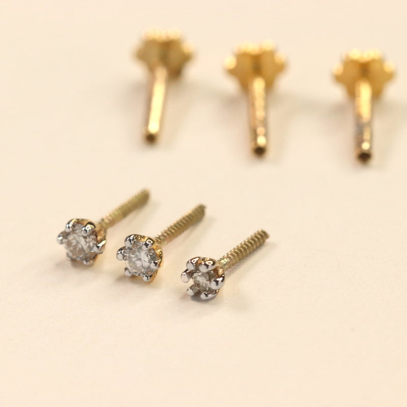 Diamond Nose Stud (18K)
