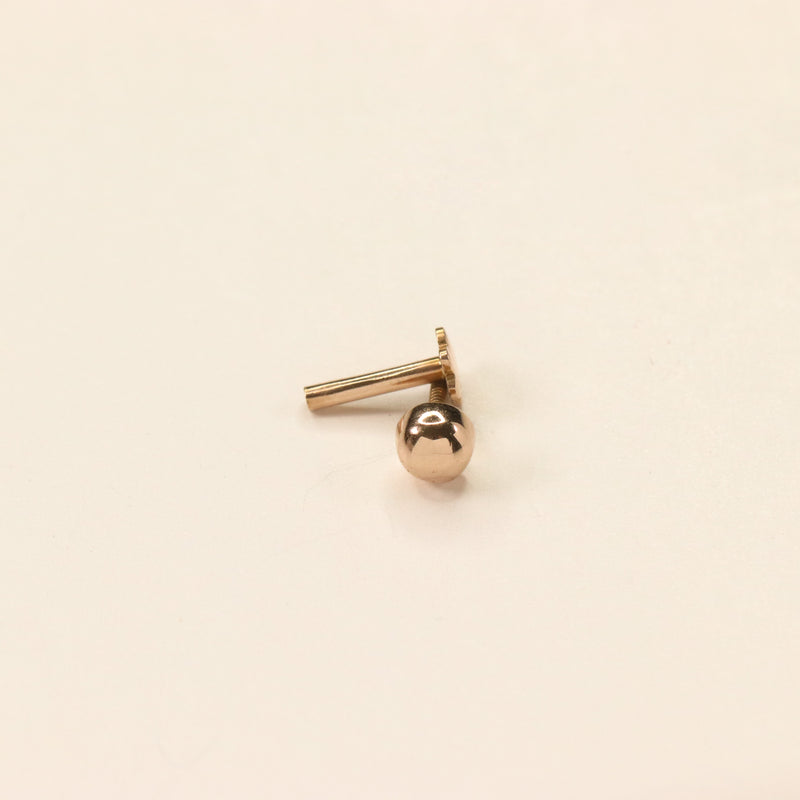 Minimalist Gold Nose Stud (18K)