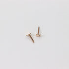 Gold Heart Nose Pin (18K)