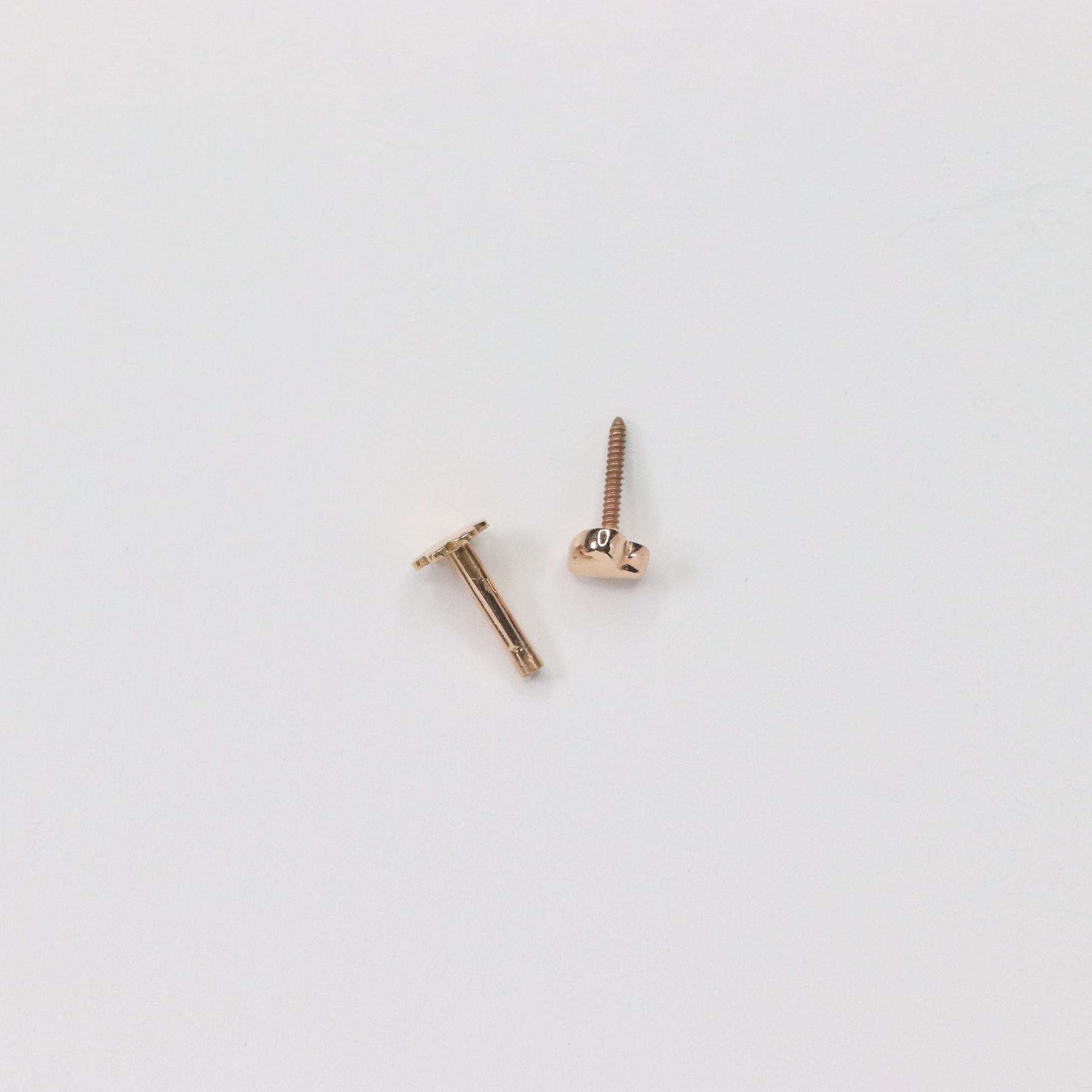 Gold Heart Nose Pin (18K)