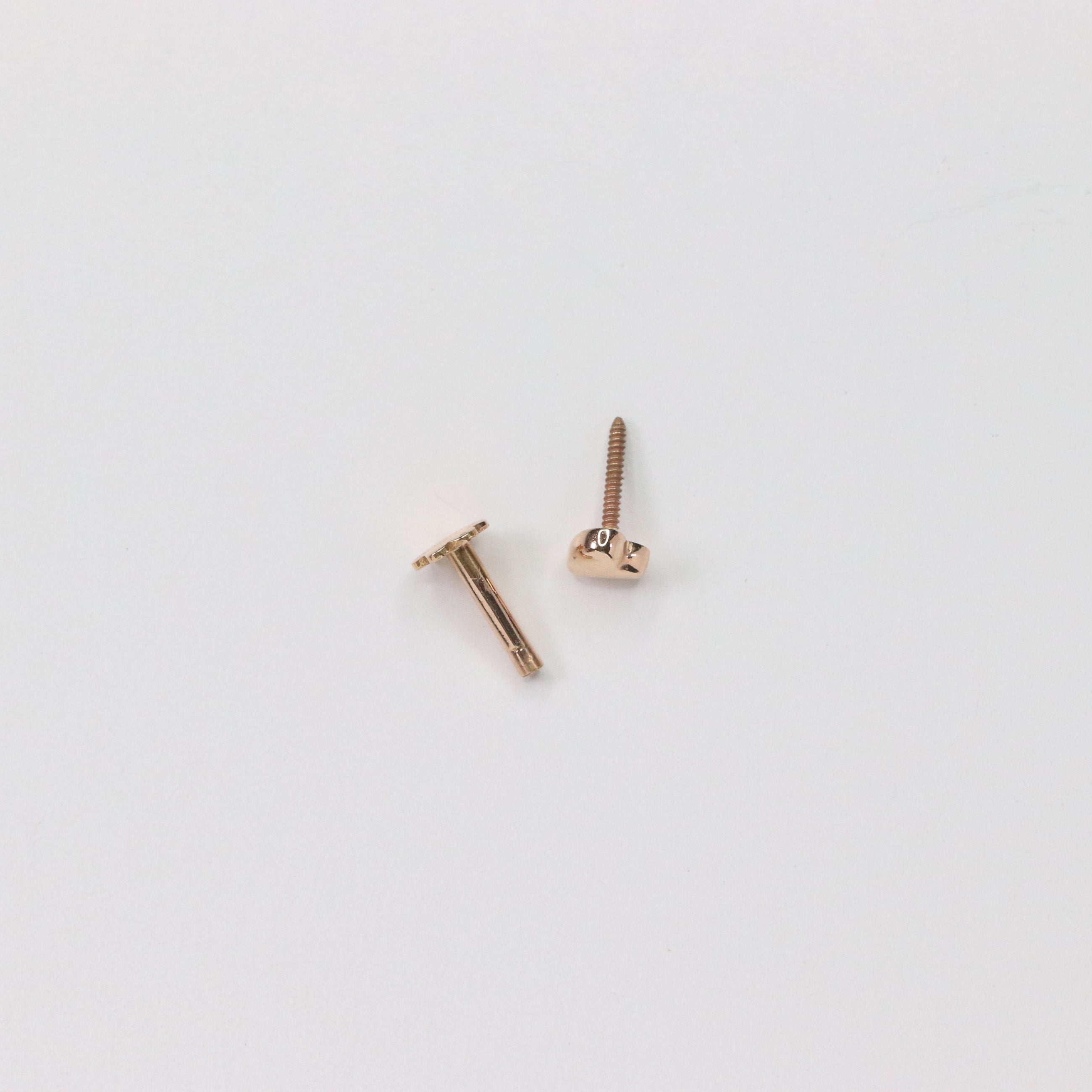 Gold Heart Nose Pin (18K)