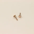 Gold Heart Nose Pin (18K)