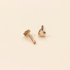 Gold Heart Nose Pin (18K)
