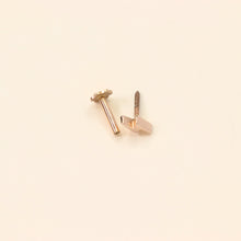 Lightning Bolt Nose Stud (18K)