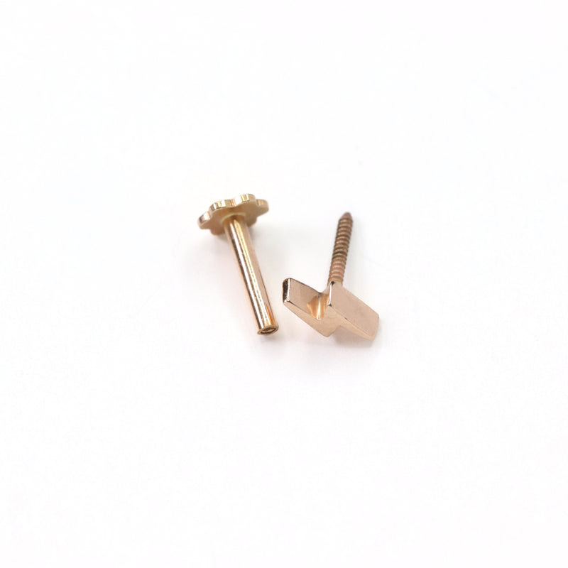Lightning Bolt Nose Stud (18K)