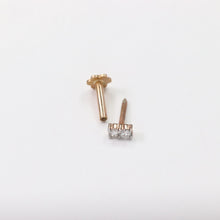 Dual Diamond Nose Stud (18K)