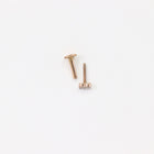 Dual Diamond Nose Stud (18K)