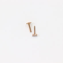Dual Diamond Nose Stud (18K)