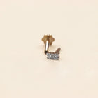 Dual Diamond Nose Stud (18K)