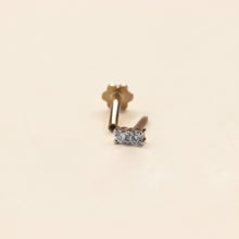 Dual Diamond Nose Stud (18K)