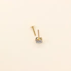Butterfly Nose Pin with Diamonds (18K)