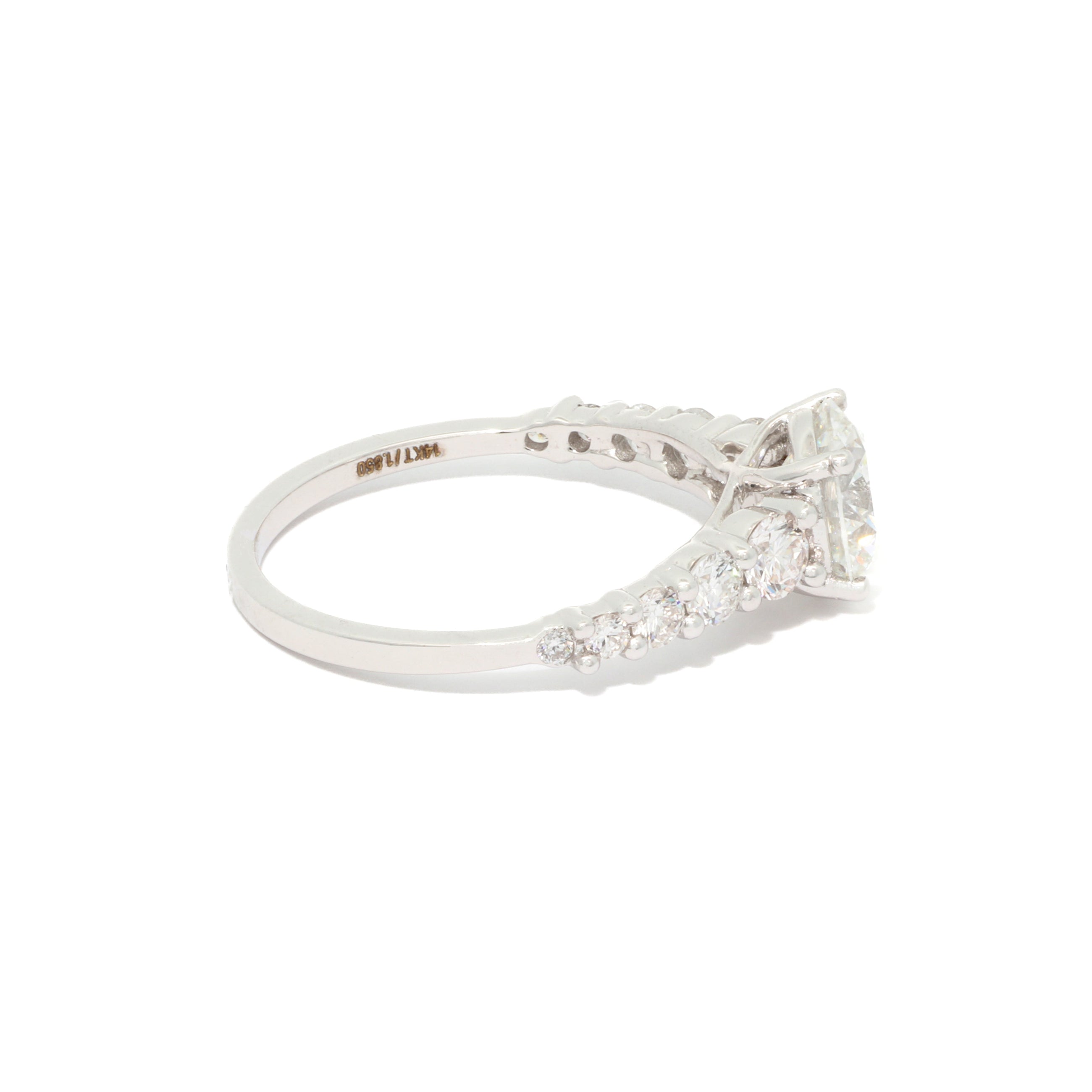 Lab Grown Diamond Ring in White Gold