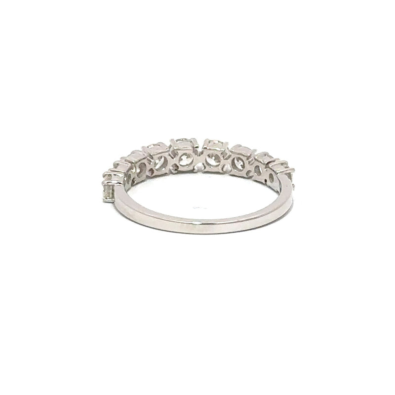 Half Eternity Band in Diamonds and White Gold