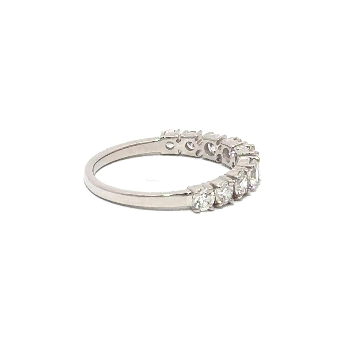 Half Eternity Band in Diamonds and White Gold