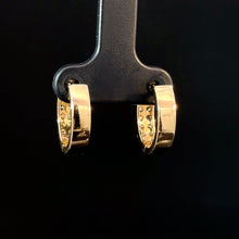 Double-Row Pavé Set Diamond Huggies