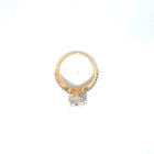 2 Carat Round Diamond Engagement Ring Top 