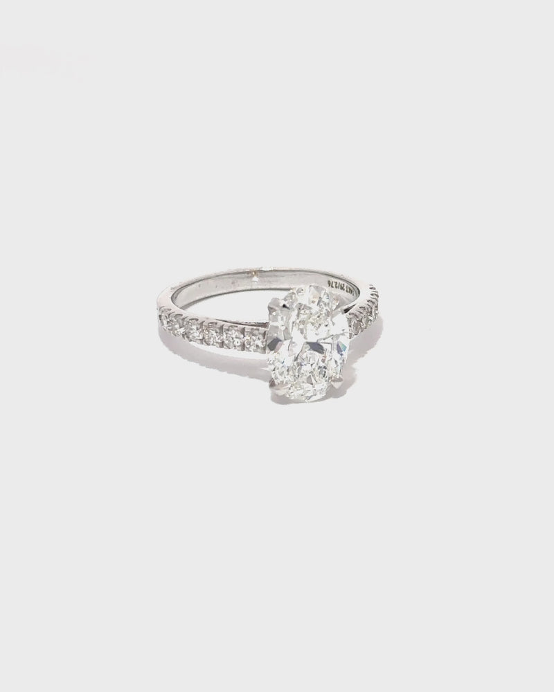 2 Carat Oval Ring Video